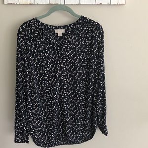 Loft XS Blue shirt